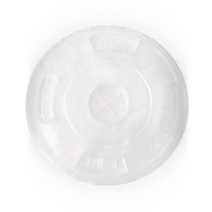 친환경 PLA 14/16온스 아이스컵용 평면 뚜껑 1박스 1000개