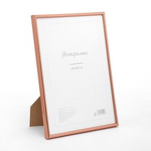 아트픽처 허가증 상장 액자(A4) (로즈골드) /프레임 졸업증 수료증 탁상 증명서