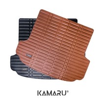 카마루 가죽트렁크매트 벤츠 EQE 삼성XM3하이브리드, 브라운, XM3하이브리드(22~현재)