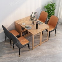냉장고장 홈바 카페장 주방 팬트리 수납장 팬트리장 보조 냉장고장리폼 키친장, 이중문, 06.0.8m원목컬러식탁+파인애플의자x4