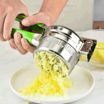 스테인리스 짤순이 오이지 나물 두부 물기제거 야채 탈수기, 짤순이 (중) 레드