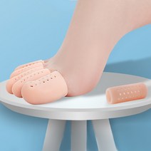 손가락 발가락 다용도 실리콘 통기성 골무 8종, 통기화이트M(12426)