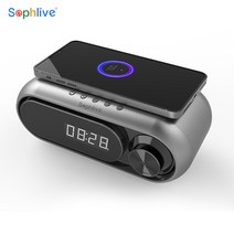 Sophlive 무선충전기 블루투스 멀티 스피커 SLLL-WD300B, 블랙