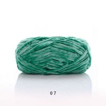 [9월픽]100g / 80M 셔닐 벨벳 원사 뜨개질 양모 두꺼운 따뜻한 크로셰 면화 DIY 핸드 니트 스웨터, 1pc 07