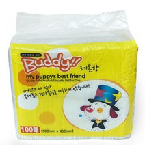 알뜰 애견패드 버디 100매 50cm x 40cm, 버디패드 100매 1개