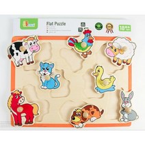 생후19개월 두뇌발달 그림 끼우기 원목 퍼즐 개발 놀이 엄마표