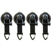 콜로라도하드탑 차위 텐트 차지붕4pcs 야외 자동차 흡입 컵 앵커 고정 후크 타이 다운 캠핑 방수포로 자동차 측면 천막 풀 방수포 고정 후크, 없음