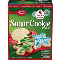 Betty Crocker 베티크로커 홀리데이 슈가 쿠키 믹스 2.48kg x2팩 Holiday Sugar Cookie Mix