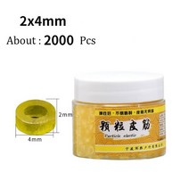 낚시 도구 용품 낚시용 고무 미끼 밴드 과립기 탄성 밴드 1000 피스 2000 피스, 01 2mm 2000pcs