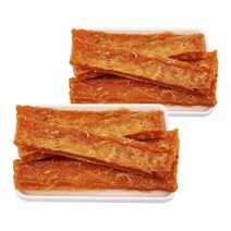 닭가슴살과 참치로 만든 부드러운 식감의 치튜스틱 소화흡수에 좋은 강아지수제간식, 2개