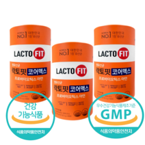 락토핏생유산균 생유산균 락토바실러스가세리 종근당 락토핏 코어 맥스 유산균, 3통, 30억CFU/120g/180포, 6개월분