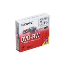 SONY 비디오 카메라용 DVD-RW8cm 3장 팩 3DMW60A, 자세한 내용은 참조