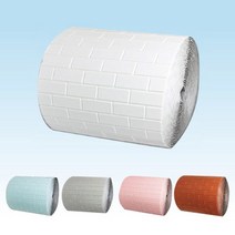 별빛하우징 신제품 브릭폼블럭 대용량 판매(70cm X 30m) 인테리어 단열 폼블럭, 1롤, 브릭화이트