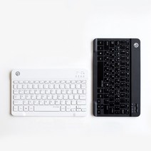 로이체 슬림형 블루투스 키보드 KT5 PRO 무선 타자기, 블랙