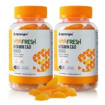 엔젯오리진 비타프레쉬 귤젤리 비타민C & D 3000, 70정, 10개