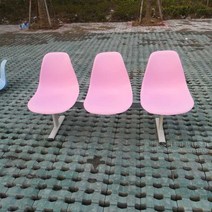 조립식관람석 카페 아파트단지 야외대기실 행 선수대기석, 4인용 (진핑크)