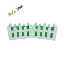 물바다 울타리 화분 (미니) 물바다 울타리 초화박스 플라스틱 화분 초화박스 국산 울타리화분 WFP-001 케이스스탁, 수량 - 2개