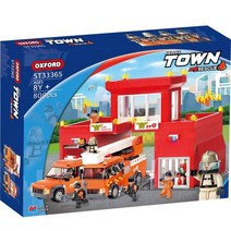 타운 히어로즈 소방본부 st33365 800pcs 8세~ 소방지휘자 사다리차 피규어 119특수구조대