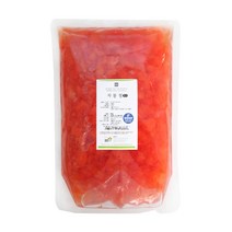 봄봄푸드 1kg 2kg 대용량 과일청 수제청 카페 납품 에이드 스무디 라떼, 자몽청(청크)