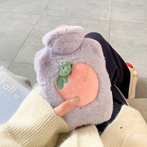 보온 물 찜질 주머니, 보라색 -500ml