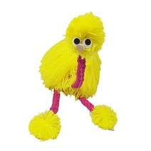 마리오네트 인형극 플러시 스트링 인형 장난감 공연 줄있는 손 꼭두각시 타조, 옐로우, 45cm