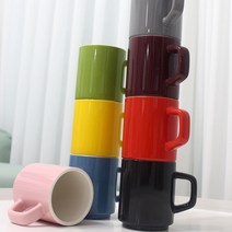 턴칼라머그컵 8색 머그잔 커피잔 찻잔 물컵 카페잔 답례품 선물 인쇄, 2p블랙무광끈케이스(회색골직), 턴블루