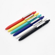 카코 KACO 미도트 젤펜 7종 노크식 볼펜, 단품, 색상:화이트
