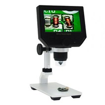 전자 현미경 실체 1 pc 휴대용 8 led 돋보기 1 600x 1080p hd lcd 디지털 화면 지원 1-64gb 마이크로 sd, 협력사, au 플러그 충전기, 금속 브래킷