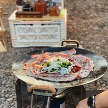 디바디바 데블아이언 캠핑 무쇠 그리들 캠핑불판 캠핑그릴 S L, 그리들 S set