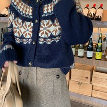 여성 후드 니트 셋업 홀가먼트 상하 세트 겨울 봄 치마 투피스