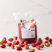 쥬피터 악마의 딸기 복숭아 과일청/잼/홈카페, 악마의 딸기(1kg)