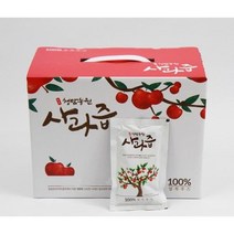 청암농원 생 사과즙 100% 충주사과즙 110ml x 50포