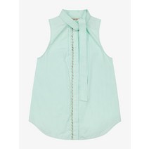 공식 N21 여성 나시 리본 자수 블라우스 (N2S G061 0605 5749) 그린