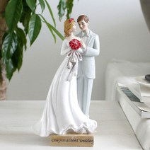 신랑 신부 웨딩 장식인형 신혼집 인테리어 소품 인형, 본상품선택