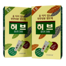 동성 허브 칼라 크림 염색약 염모제, 수량, 허브 칼라 크림 2호
