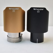 머플러 팁 튜닝 자동차 부품자동차 엔드 파이프 싱글 배기 팁 머플러 매트 레드 알루미늄 커버 1 개