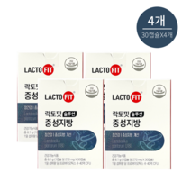 락토핏 종근당건강 솔루션 중성지방, 30정, 4개