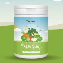 제품별도표기 서트 푸드 230g 써트 분말 케일 새싹 보리 녹차 양배추 호박 울금 추출 가루 딸기 농축 추출물 파우더