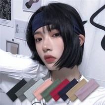 슬기로운이웃 여성 헤어밴드 1+1 머리띠 니트 면 골지 반다나 스포츠 헤드밴드 머리밴드