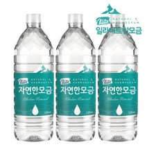일라이트한모금 1L 물애담 미네랄워터 알칼리수 자연한모금, 60개
