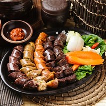 통통 삼색순대 450g 세진(고기 두부 김치)