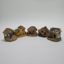 옛날집 미니어처 5종 인테리어소품 집피규어 테라리움, 1번
