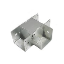 사각 파이프조인트 상부마감삼방TEE형 75 X 75, 조인트 상부마감 삼방TEE-75x75