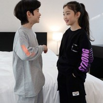 원이가게 아동 유아 주니어 성인 봄 가을 나염 긴팔 티셔츠 스트롱 티 5~21호 성인