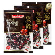 라이브잇 국제제과 멜랜드 흑사탕, 100g, 9개
