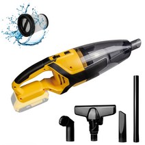 저렴한 욕실 원룸 가성비 가벼운 무선 물걸레 겸용 청소기 진공 dewalt 18v 최대, 옐로우 블랙