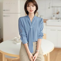 시크라인 프루에타 타이 블라우스 CLMC-B-27