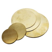 황동판 구리판 적동판 황동 280 플레이트 원형 원형 디스크 40mm 50mm 55mm, 60mm x 2mm 1개