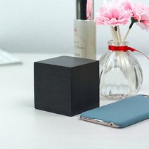 LED 우드 탁상 디지털시계 소, 화이트