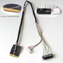 0.5 피치 30Pin EDP LVDS 스크린 라인 RK3399 케이블 I-PEX 20453-030T RK3288, 한개옵션0